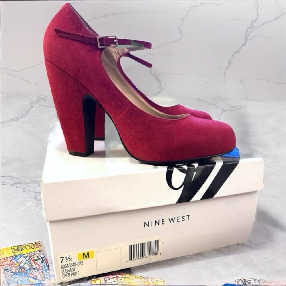 Nine West Women's Red Heels